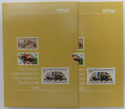 BRD Bund Jahrbuch der Deutschen Post 1986 postfrisch #JS260