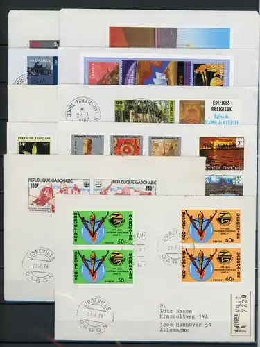 LOT "Briefe" Marken/Blöcke Mischfrankatur #JW848