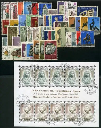 Cept Jahrgang 1974 gestempelt #JW835