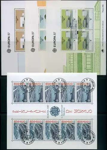 Cept Jahrgang 1987 gestempelt #JW842