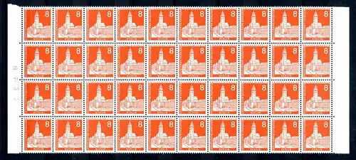 Berlin 40er Bogenteil 187 postfrisch #JW868