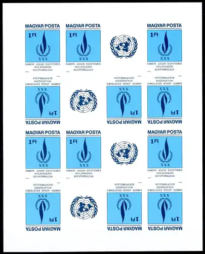 Ungarn Kleinbogen 3334 B postfrisch #JW900