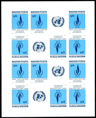 Ungarn Kleinbogen 3334 B postfrisch #JW900