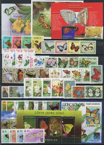 Lot Motiv Schmetterling postfrisch Schmetterling #JY428