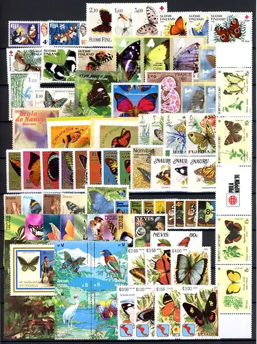 Lot Motiv Schmetterling postfrisch #JY425