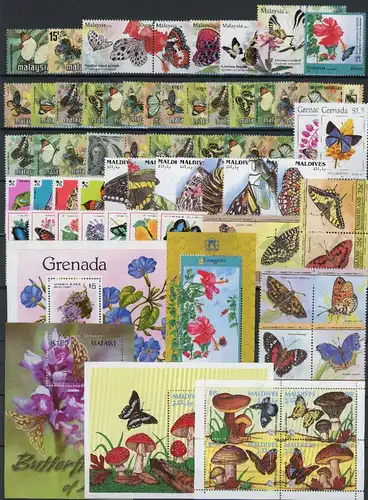 Lot Motiv Schmetterling postfrisch #JY434