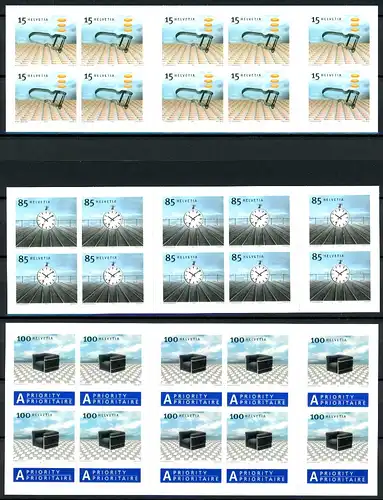 Schweiz Markenheftchen 0-134 bis 0-136 postfrisch #JY504