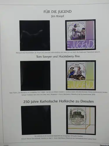 BRD Bund 2001-2009 gestempelt besammelt im Deutsche Post Vordruck #LY194