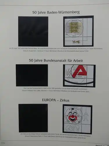 BRD Bund 2001-2009 gestempelt besammelt im Deutsche Post Vordruck #LY194