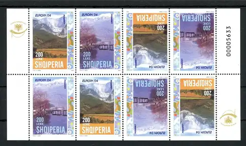 Albanien H-Blatt 8 postfrisch Cept 2004 #GZ021