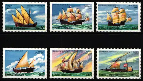São Tomé und Príncipe 598-603 postfrisch #JY076