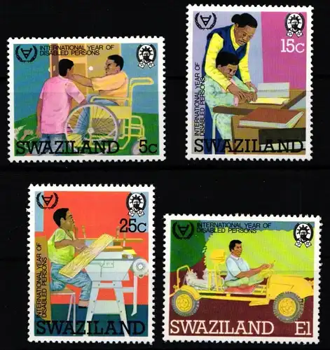 Swaziland 388-391 postfrisch #JY667