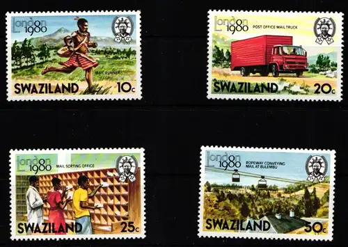 Swaziland 354-357 postfrisch #JY659