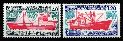 Französische Gebiete in der Antarktis (TAAF) 122-123 postfrisch #JY716