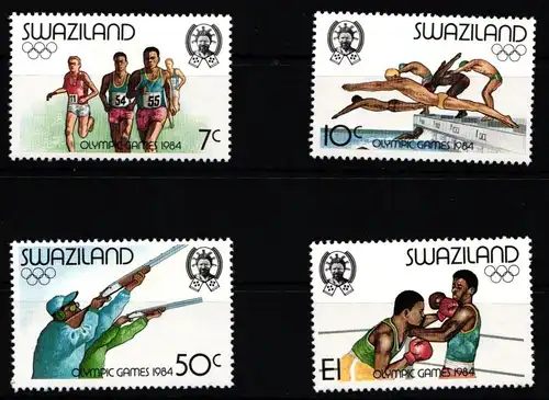 Swaziland 458-461 postfrisch #JY684