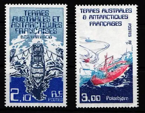 Französische Gebiete in der Antarktis (TAAF) 212-213 postfrisch #JY783