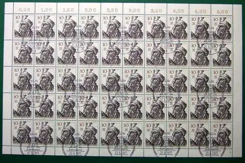 Berlin 50er Bogen 390 Formnummer 4 Ersttagssonderstempel #JZ003