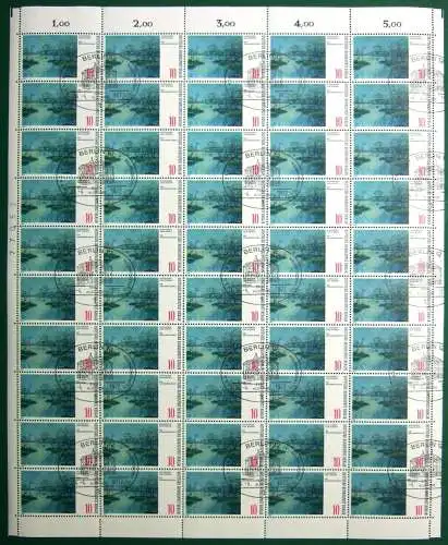 Berlin 50er Bogen 423 Ersttagssonderstempel #JY557