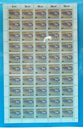 Berlin 50er Bogen 649 postfrisch Formnummer 2 #KA002