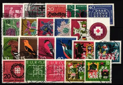 BRD Bund Jahrgang 1963 gestempelt #BRD-O-1963