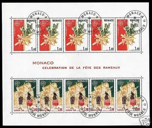 Monaco Block 17 gestempelt Ersttagsstempel Cept #JS334