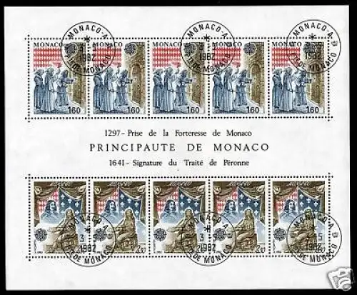 Monaco Block 19 gestempelt Ersttagsstempel Cept #JS335