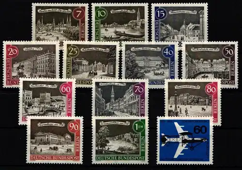 Berlin Jahrgang 1962 postfrisch #B-XX-1962