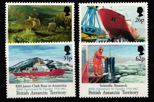 Britische Gebiete in der Antarktis BAT 185-188 postfrisch #JZ419