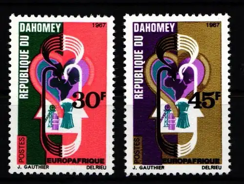 Benin (Dahomey) 319-320 postfrisch #JZ528