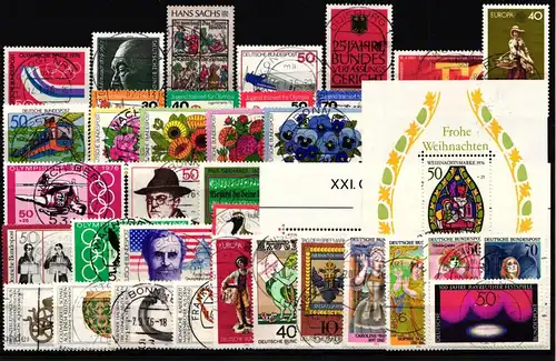 BRD Bund Jahrgang 1976 gestempelt #BRD-O-1976