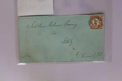 Deutsches Reich 3 auf Brief als Einzelfrankatur K2 Lohmatzsch, Ortsbrief #BC843