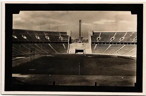 Deutsches Reich auf Postkarte Olympia-Probedruck #JX219