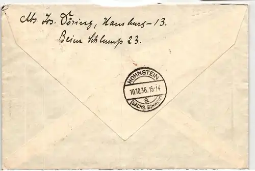 Deutsches Reich W103-104, W110 auf Brief Landzustellung #JX239