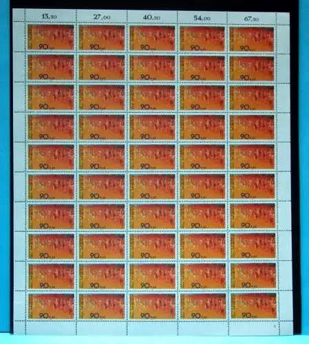 Berlin 50er Bogen 646 postfrisch Formnummer 2 #KA154