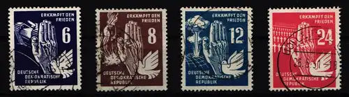 DDR 276-279 gestempelt Poststempel Bedarfsstempel #JQ783