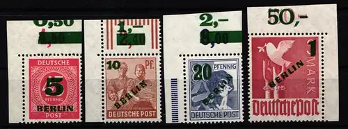 Berlin 64-67 postfrisch Rand mit Falz #KB073
