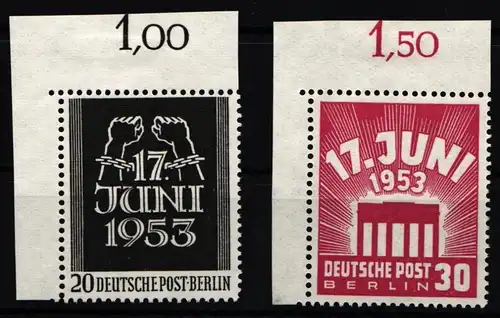 Berlin 110-111 postfrisch Falz am Rand #KB089