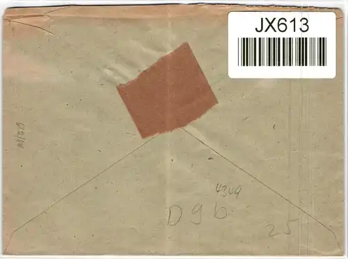 Berlin 23 auf Brief als Einzelfrankatur portogerecht #JX613