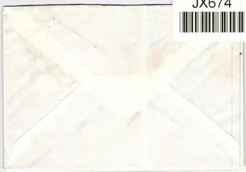 Berlin 554 auf Brief als Mehrfachfrankatur portogerecht #JX674