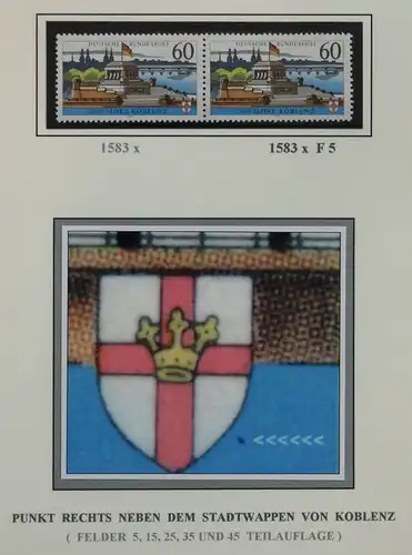 Bund 1583x I postfrisch Plattenfehler #KB470