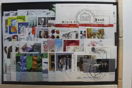 BRD Bund Jahrgang 2004 gestempelt meist mit Abostempeln ohne SK #BRD-O-2004