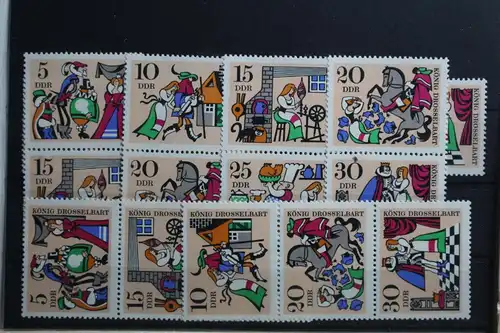 DDR W Zd 183 - W Zd 185 und S Zd 82 - S Zd 87 postfrisch Zusammendruck #SU007