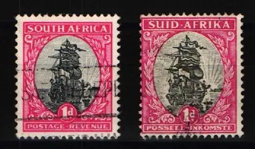 Südafrika 22 A und C gestempelt Schifffahrt #JH720