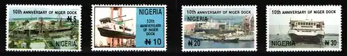 Niger 660-663 postfrisch Schiffe #JH683