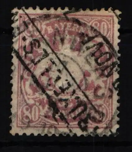 Bayern 68 gestempelt mit Stempel Bruxelles #JX804