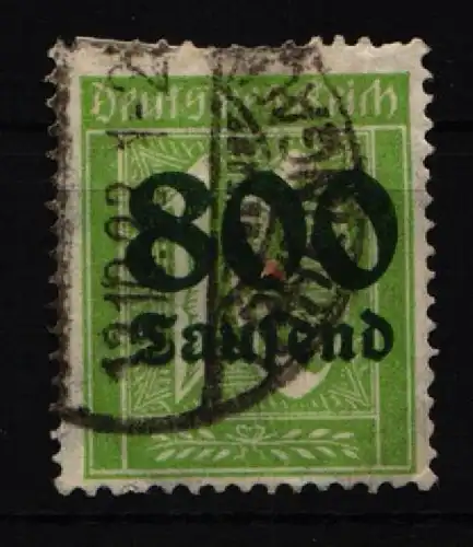 Deutsches Reich 302 A gestempelt geprüft Infla #JX934