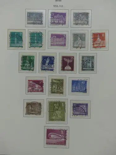 Berlin 1948-1990 gestempelt besammelt, KW ca. 3100 € im Leuchtturm Album #LY252