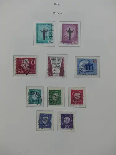 Berlin 1948-1990 gestempelt besammelt, KW ca. 3100 € im Leuchtturm Album #LY252