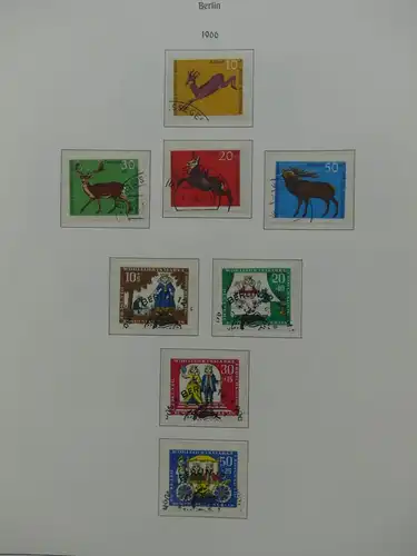 Berlin 1948-1990 gestempelt besammelt, KW ca. 3100 € im Leuchtturm Album #LY252