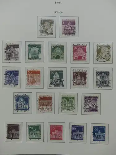 Berlin 1948-1990 gestempelt besammelt, KW ca. 3100 € im Leuchtturm Album #LY252